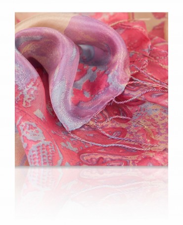 Палантин Женский S20-JEWEL.FL/WHITE